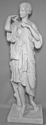 LIFESIZE WHITE PAINTED FIBERGLASS