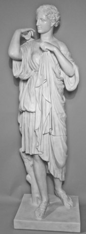 LIFESIZE WHITE PAINTED FIBERGL