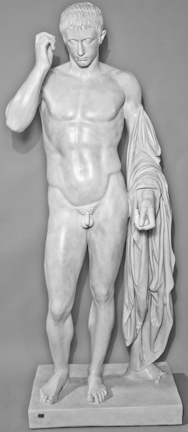 LIFESIZE WHITE PAINTED FIBERGLASS