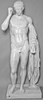 LIFESIZE WHITE PAINTED FIBERGL