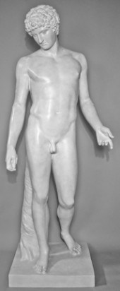 LIFESIZE WHITE PAINTED FIBERGL