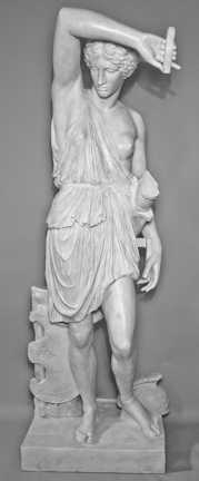LIFESIZE WHITE PAINTED FIBERGLASS