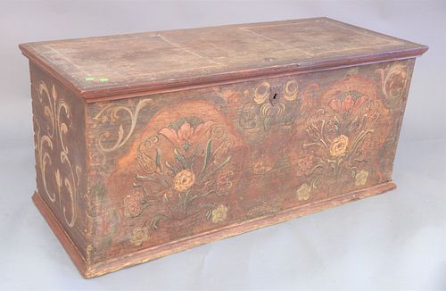LIFT TOP BLANKET CHEST, PAINT