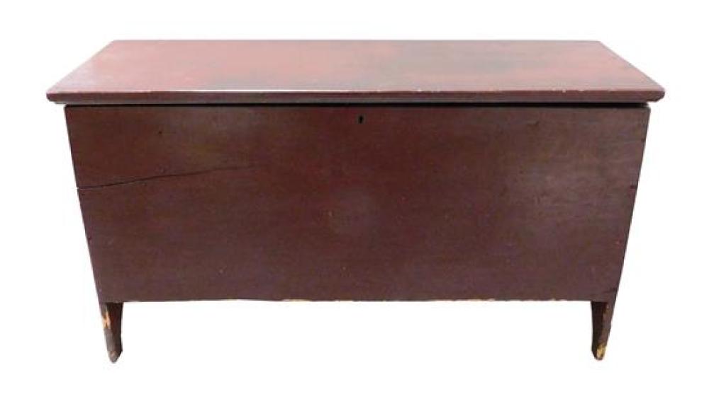 LIFT TOP BLANKET CHEST, PAINTED