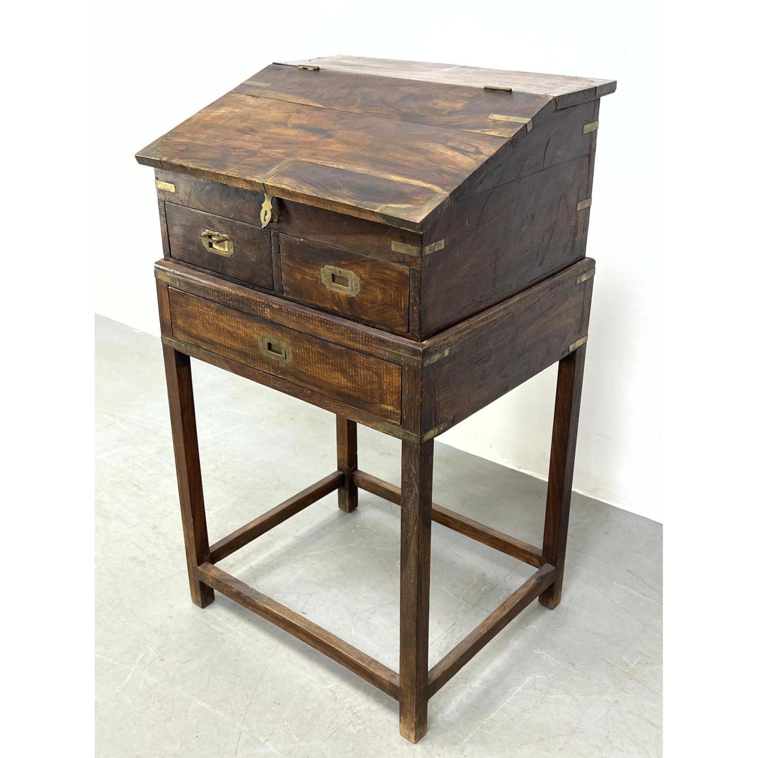 Lift Top Campaign style Desk.