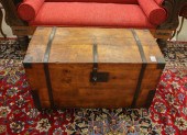 LIFT-TOP PINE IMMIGRANT CHEST,