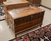 LIFT-TOP WALNUT BLANKET CHESTL