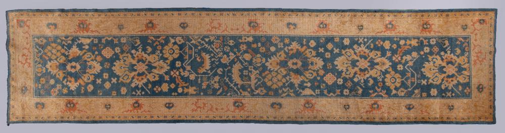 LIGHT BLUE OUSHAK RUNNER 12'3.5'' X