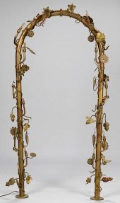 LIGHTED BRASS ARCHDecorative l