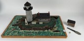 LIGHTHOUSE DIORAMA 20TH CENTUR