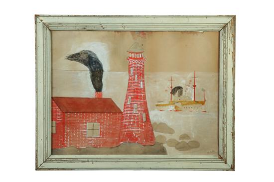 LIGHTHOUSE SCENE (AMERICAN