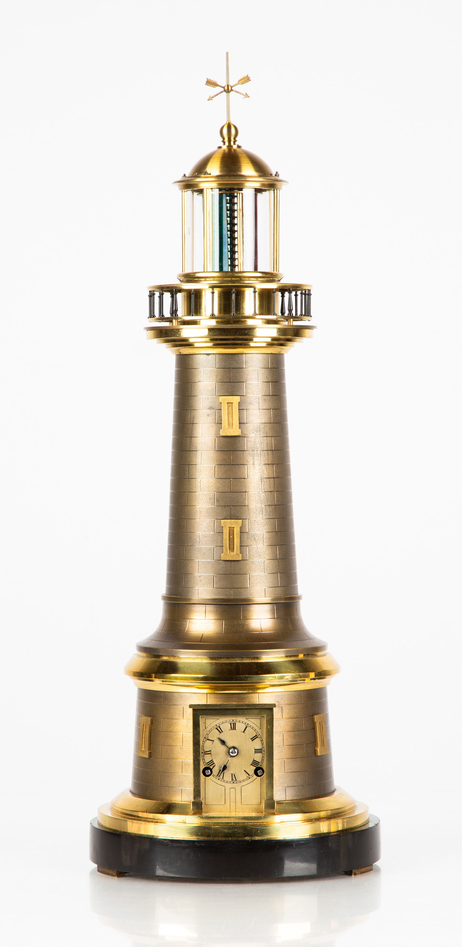 LIGHTHOUSE TORSION CLOCK Circa