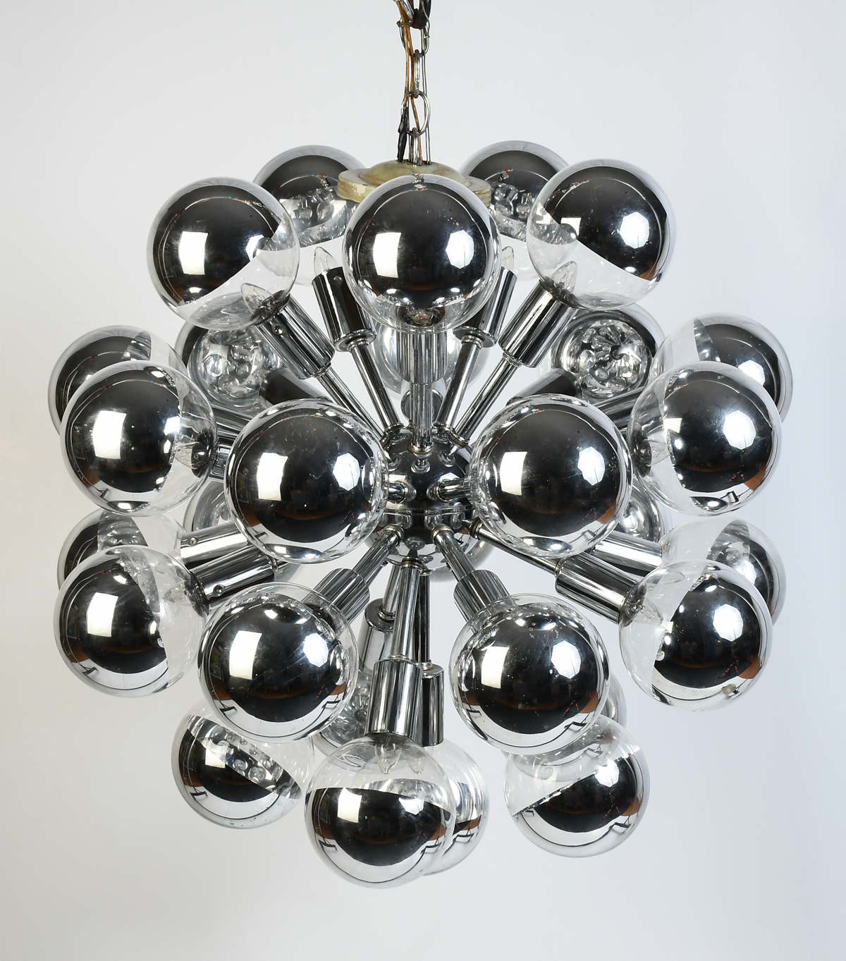 LIGHTOLIER CHROME SPUTNIK