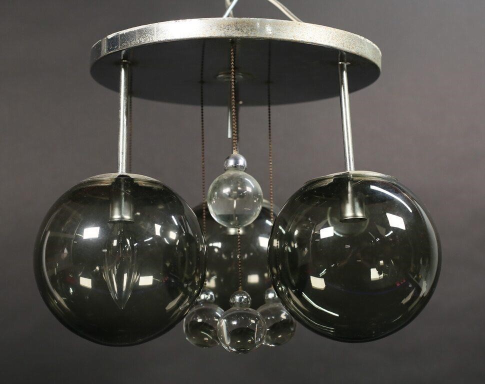 LIGHTOLIER MODERN CHROME 3 LIGHT