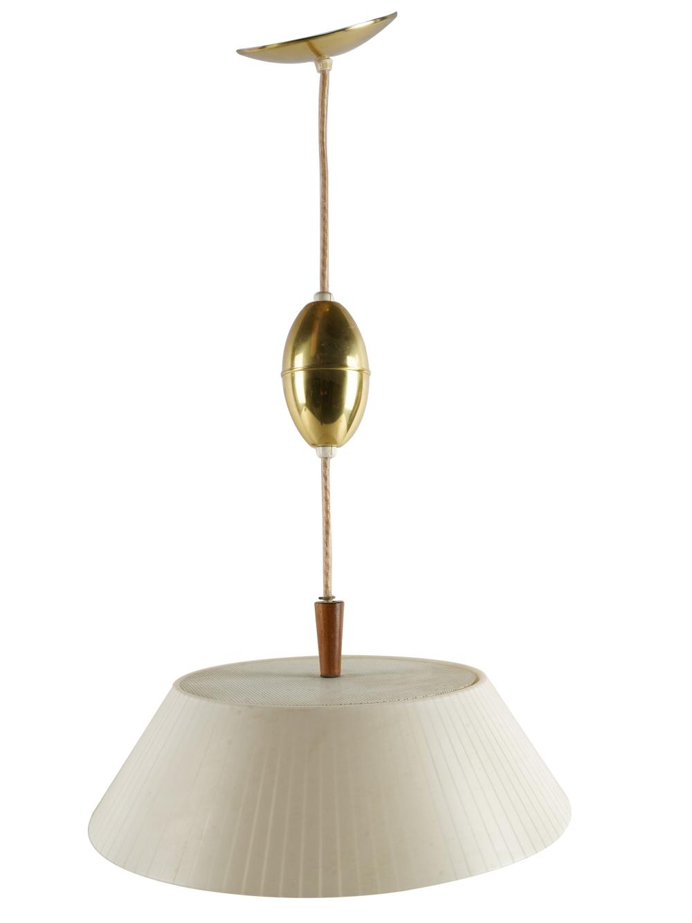 LIGHTOLIER PENDANT LIGHT,