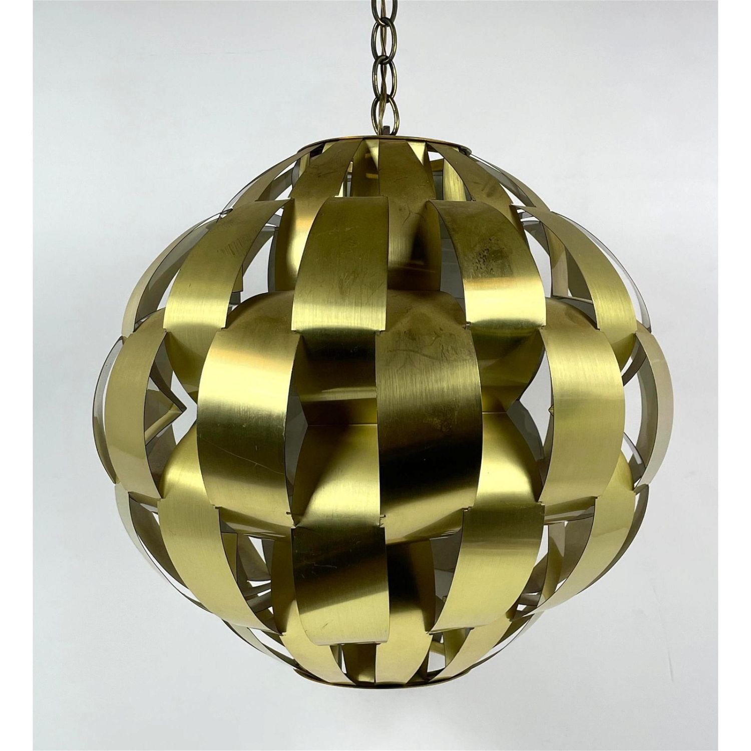 Lightolier style Rolled Ribbon Gold