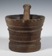LIGNUM VITAE MORTAR & PESTLE 1