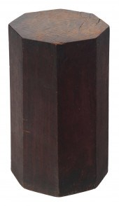 LIGNUM VITAE OCTAGONAL PEDESTA