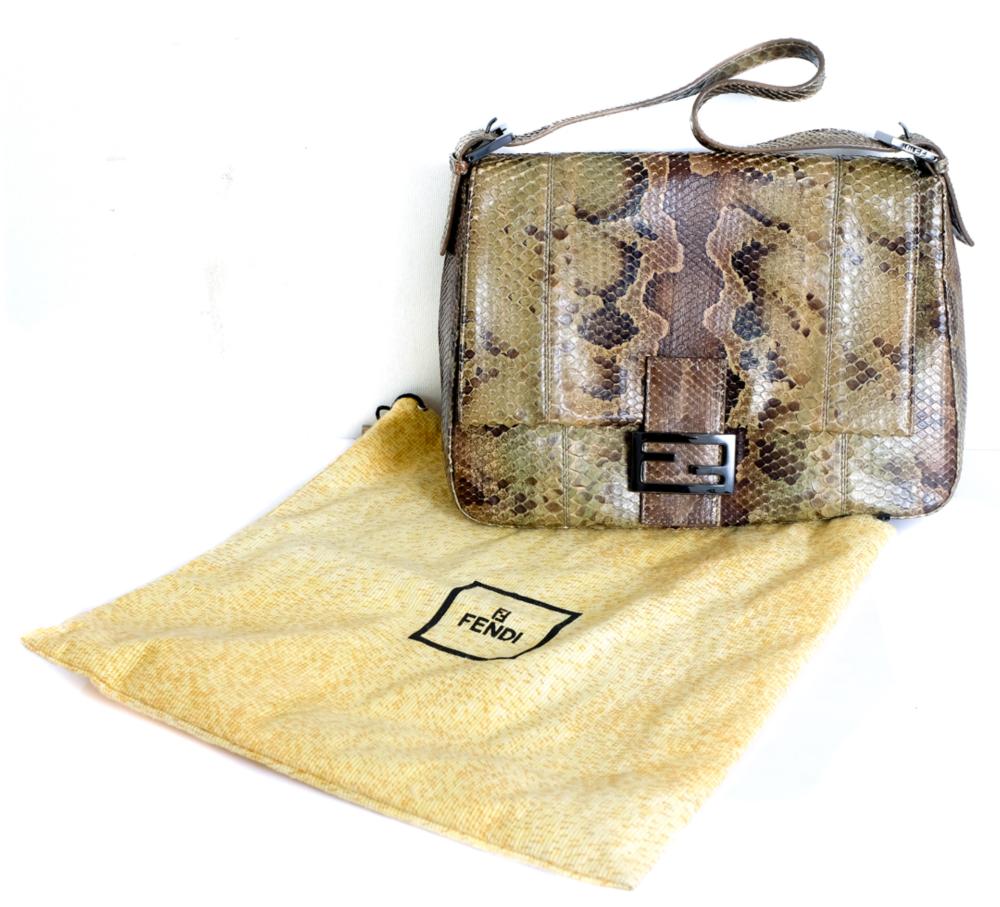 LIKE NEW VINTAGE FENDI PYTHON