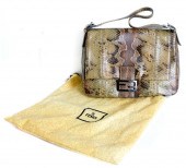 LIKE NEW VINTAGE FENDI PYTHON