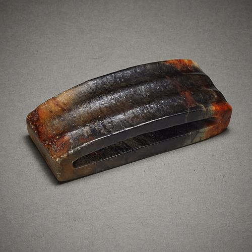 LIKELY ARCHAIC CHINESE GROOVED JADE