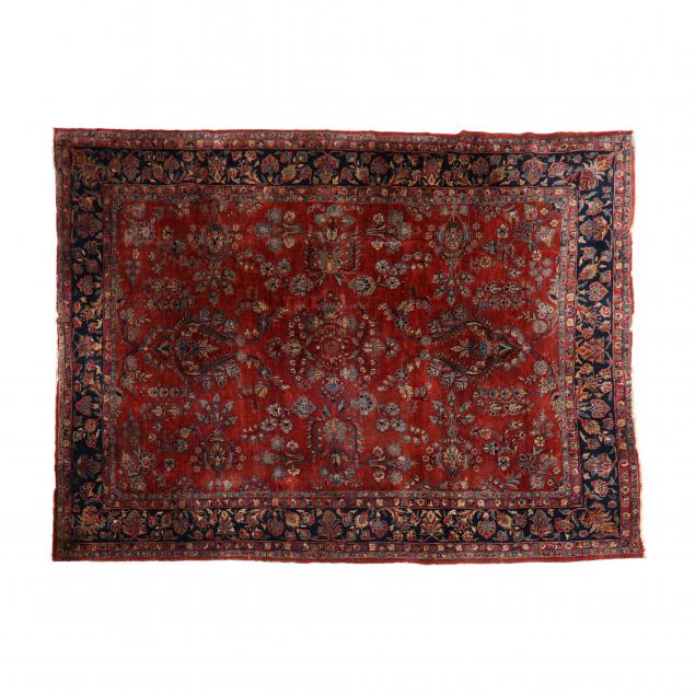LILIHAN CARPET Brick red field with