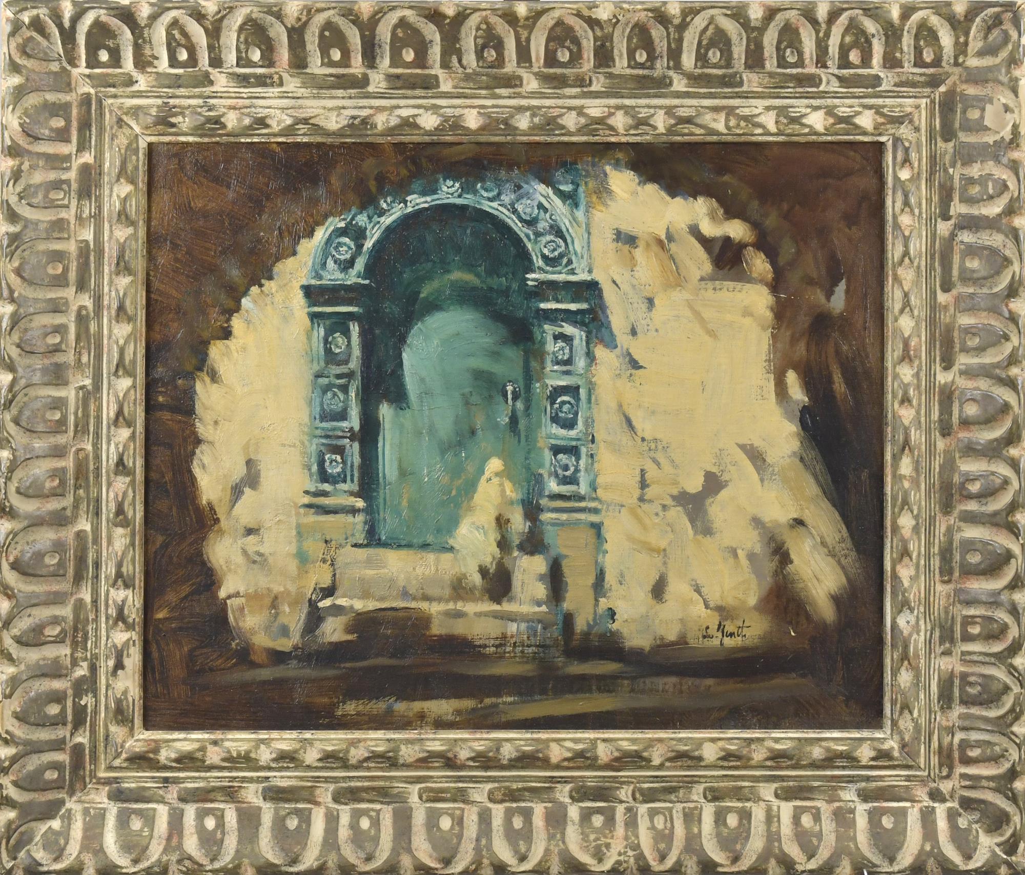 LILLIAN GENTH OIL ON BOARD,