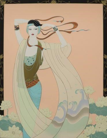 LILLIAN SHAO 'LOTUS' ART DECO STYLE