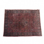 LILLIHAN CARPET Maroon field,