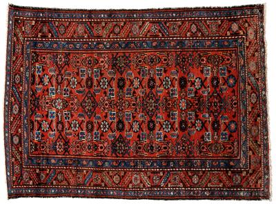 Lillihan rug, repeating floral