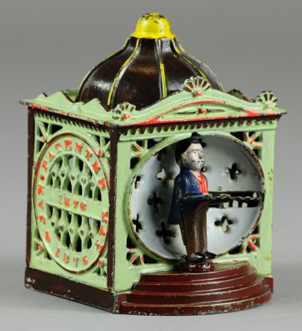 LILLIPUT MECHANICAL BANK Green