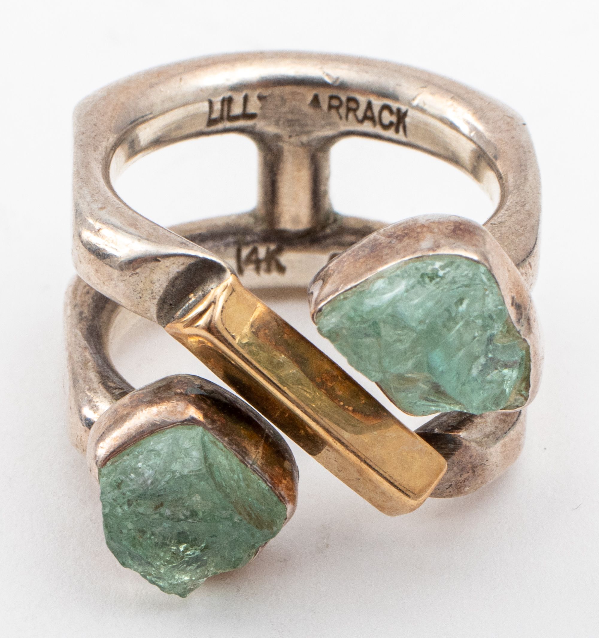 LILLY BARRACK SILVER / 14K GOLD