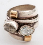 LILLY BARRACK SILVER & 14K GOL