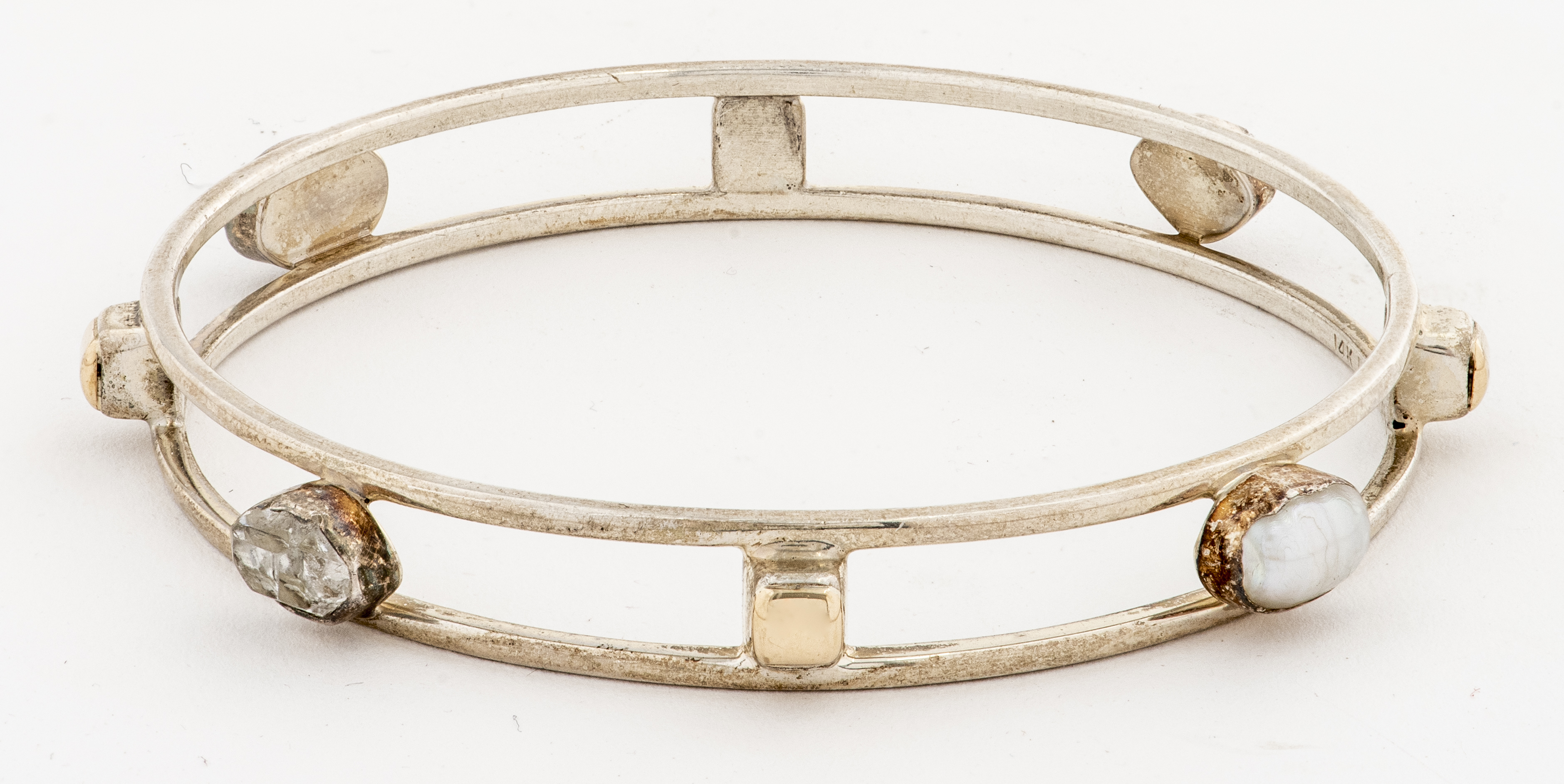 LILLY BARRACK SILVER & 14K PEARL