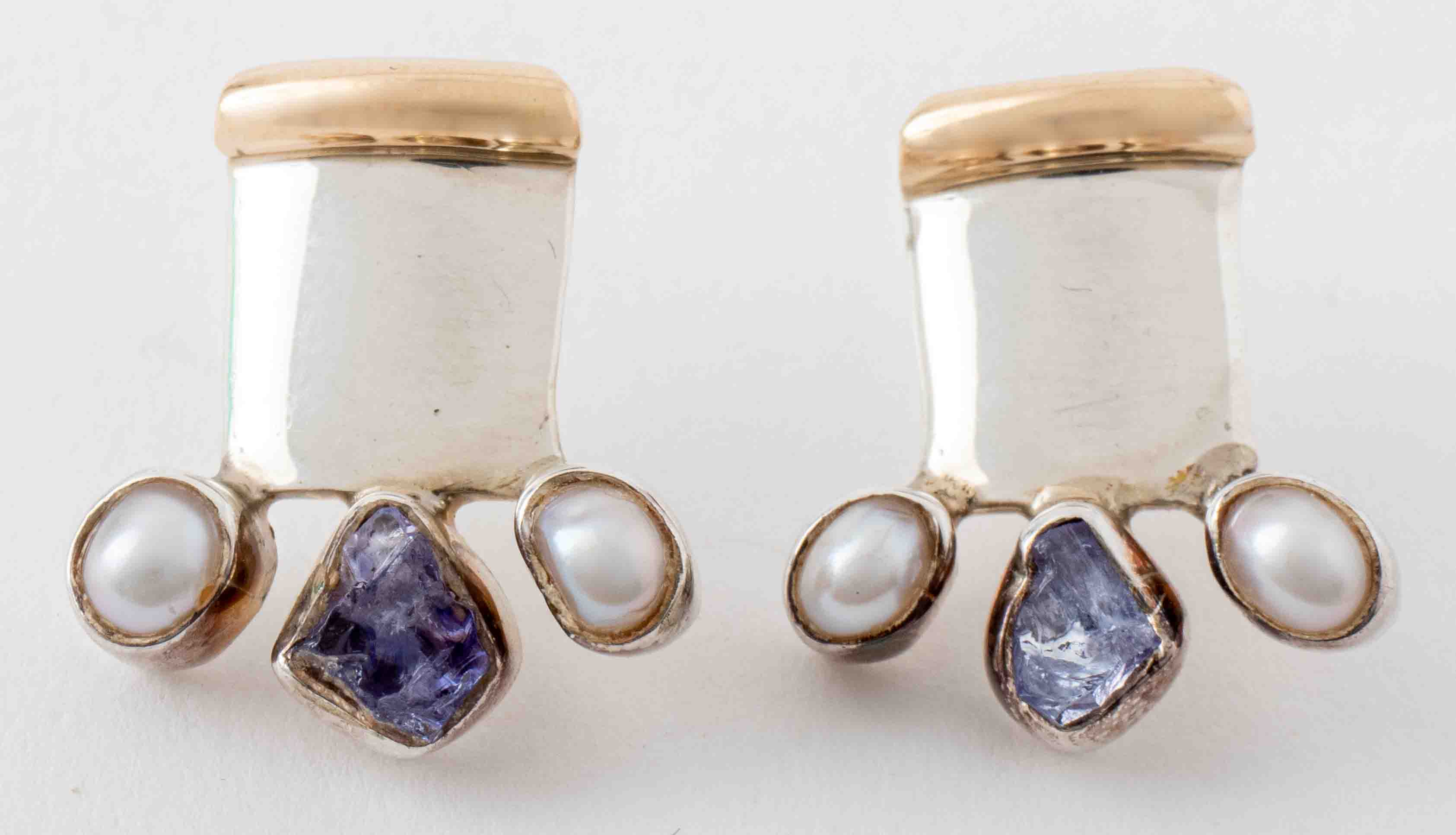 LILLY BARRACK SILVER/GOLD TANZANITE