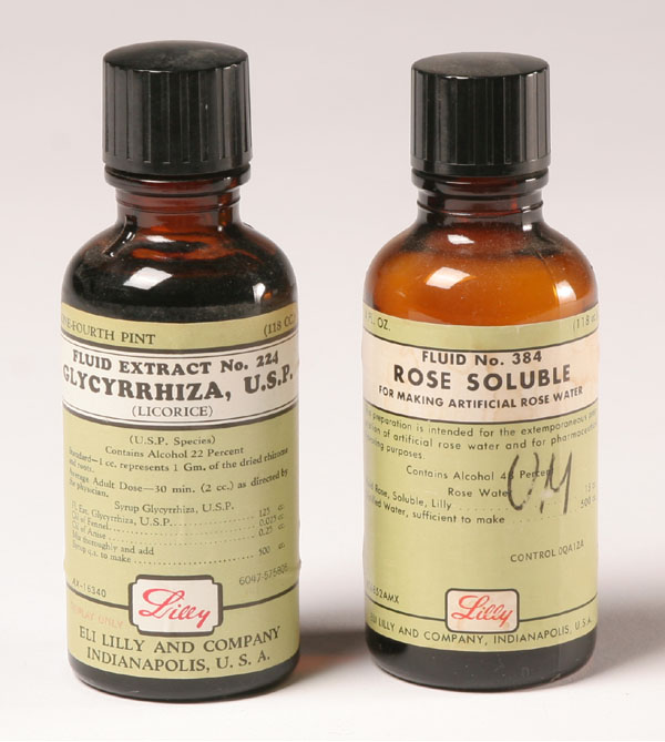 Lilly Screw Cap Glass Medicine