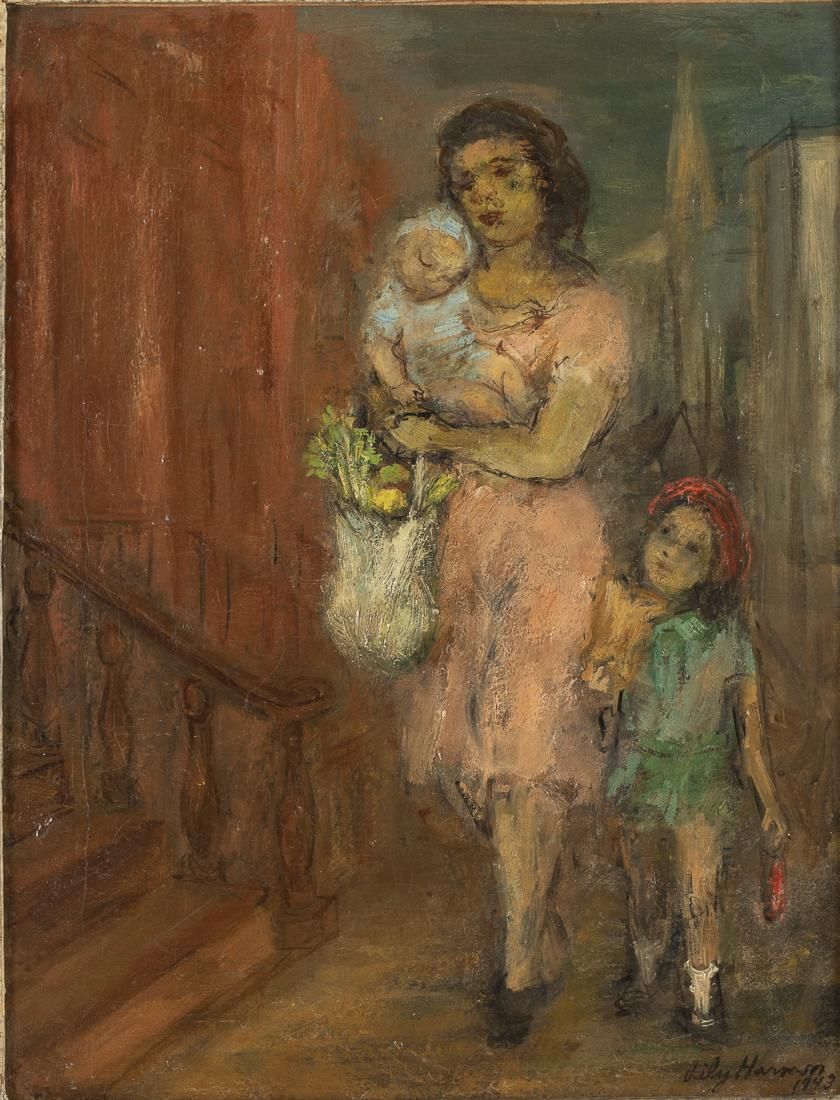 LILY HARMON, MOTHER AND CHILDREN,