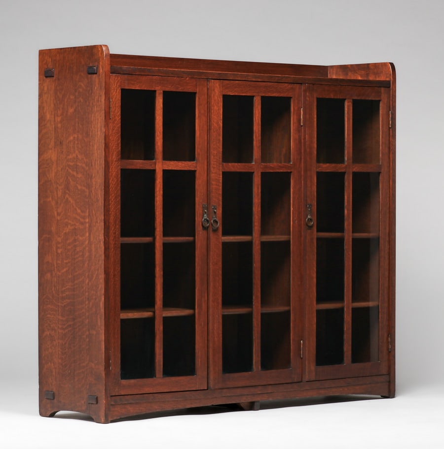 LIMBERT #323 THREE-DOOR BOOKCASE