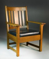 Limbert Arts & Craft Oak Armch