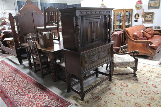 LIMBERT NINE PIECE JACOBEAN STYLE