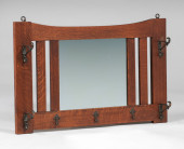 LIMBERT OAK HANGING HALL MIRRO