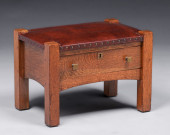 LIMBERT ONE-DRAWER FOOTSTOOL C