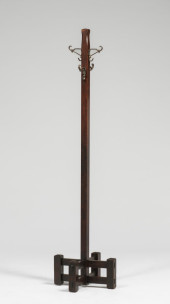 LIMBERT TALL OAK COATRACK C191