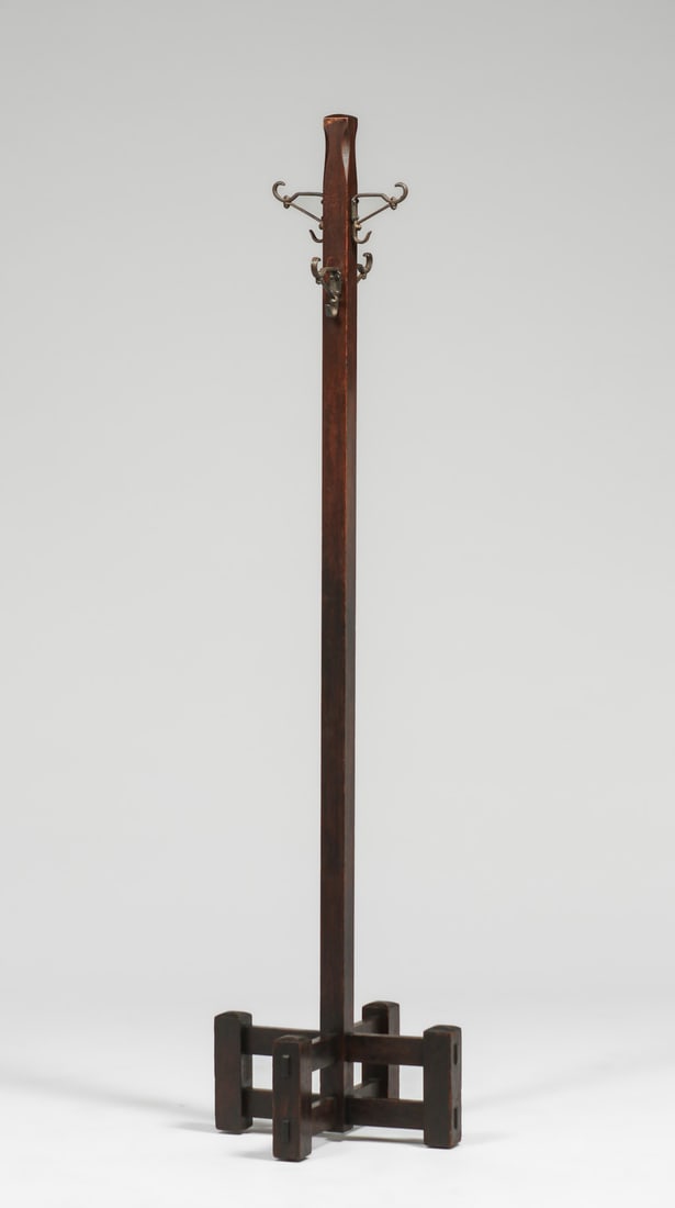 LIMBERT TALL OAK COATRACK