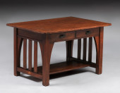 LIMBERT TWO-DRAWER SLATTED LIB