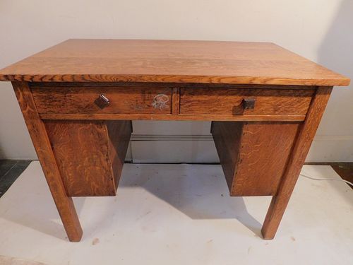 LIMBERTS OAK DESKAntique oak Arts