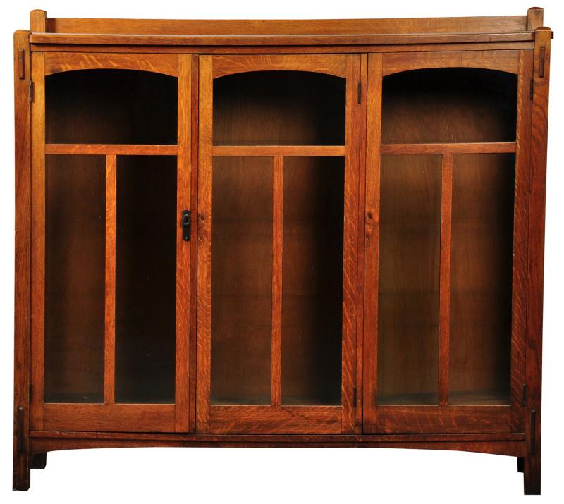 Limbert's Triple Door Bookcase. 