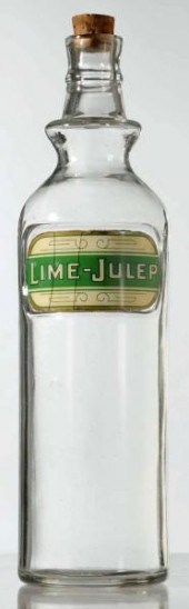 Lime-Julep Label under Glass S