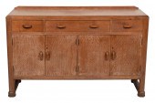 LIMED OAK SIDEBOARD ATTRIBUTED