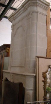 LIMESTONE CHIMNEY PIECE/FIREPL